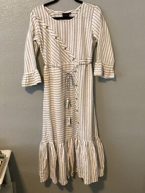Anora Striped  Maxi Dress